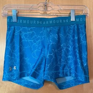 UA Women's HeatGear Armour Mid-Rise Shorty